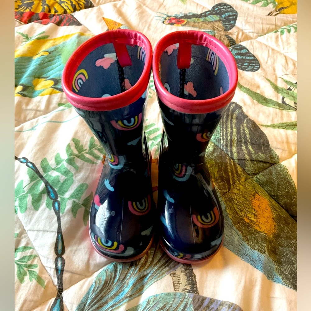 Girls carters rubber rain boots